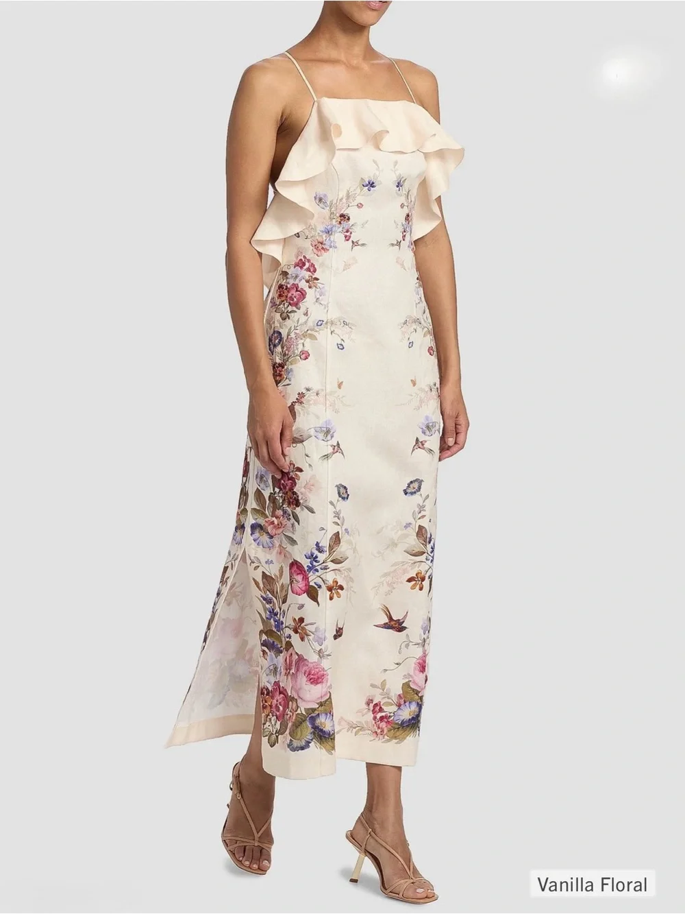 Zimmermann Patience Floral Linen Dress - Picture 3 of 7